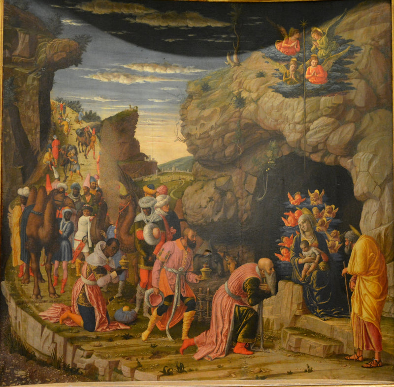 Adoracja Trzech Króli - Andrea Mantegna
