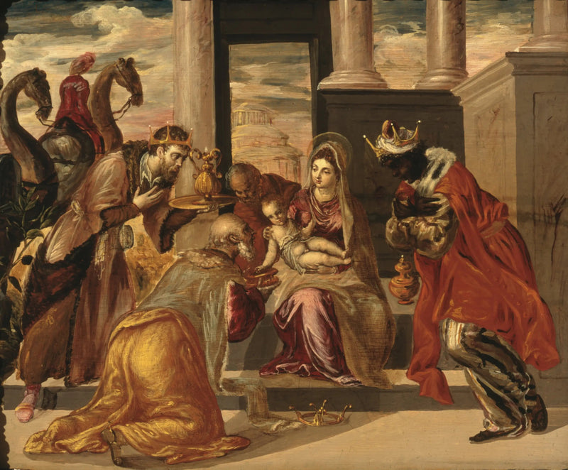 Pokłon Trzech Króli z wielbłądami - El Greco
