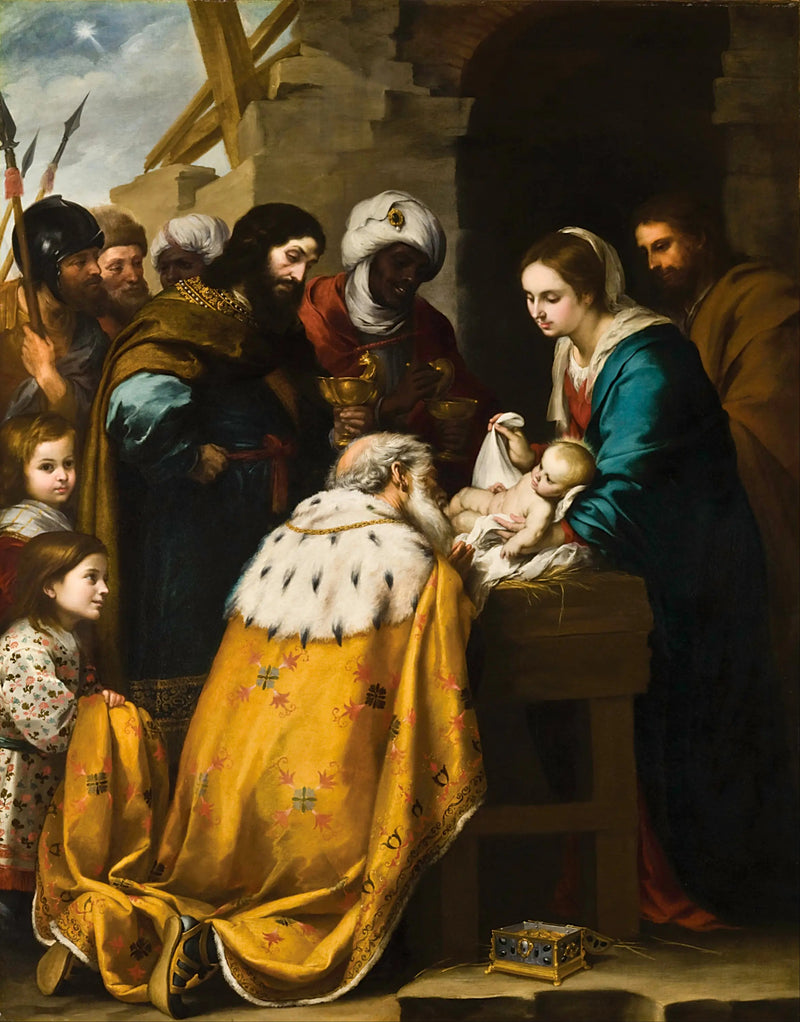 Pokłon Trzech Króli - Bartolomé Esteban Murillo