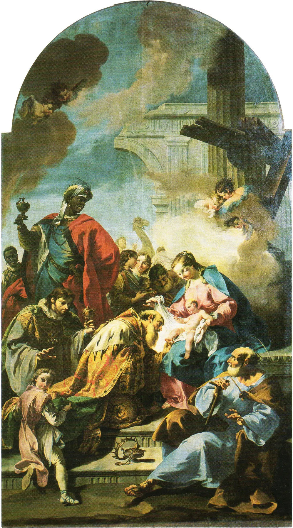 Adoracja Trzech Króli - Giovanni Battista Pittoni