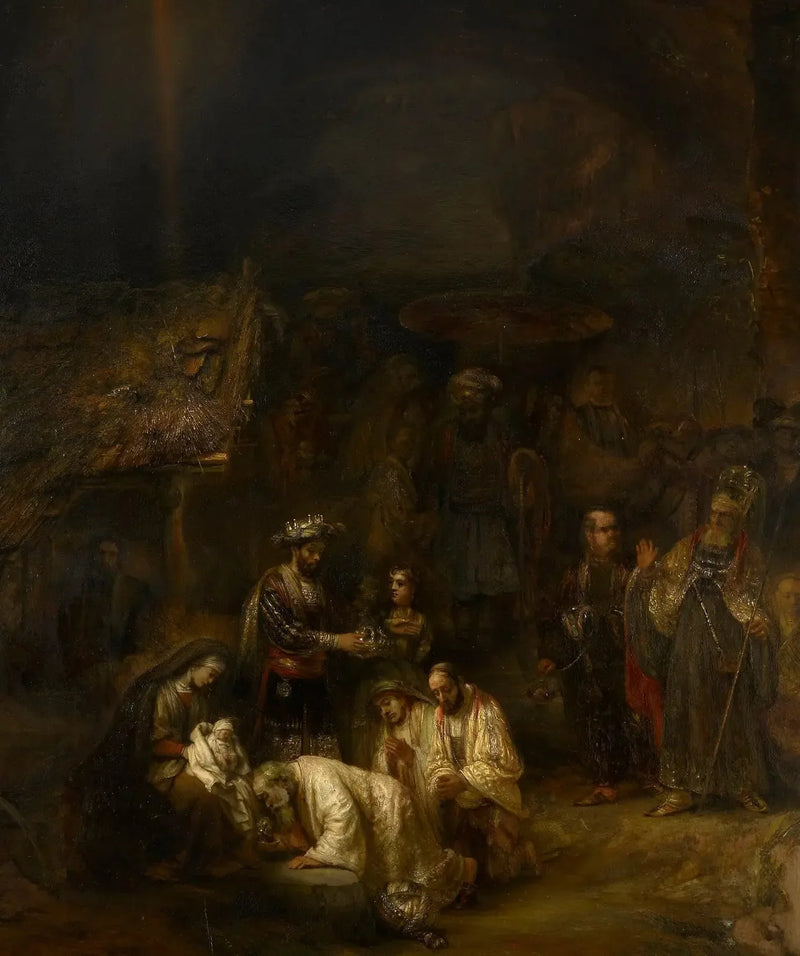 Adoracja Mędrców - Rembrandt