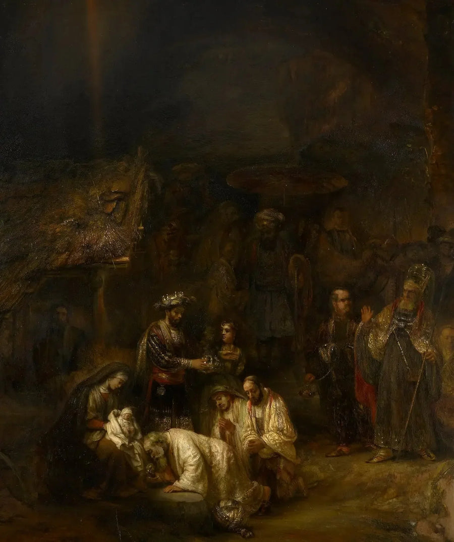 Adoracja Mędrców - Rembrandt