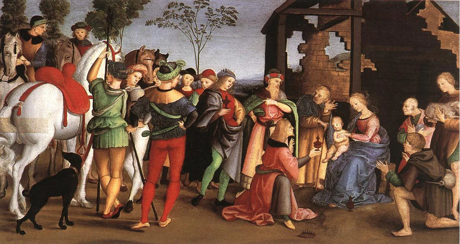 L'Adoration des Mages - Raphaël Sanzio