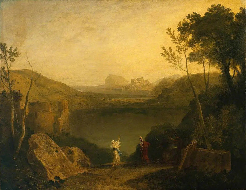 Eneasz i Sybilla, Jezioro Awerne - J. M. W. Turner