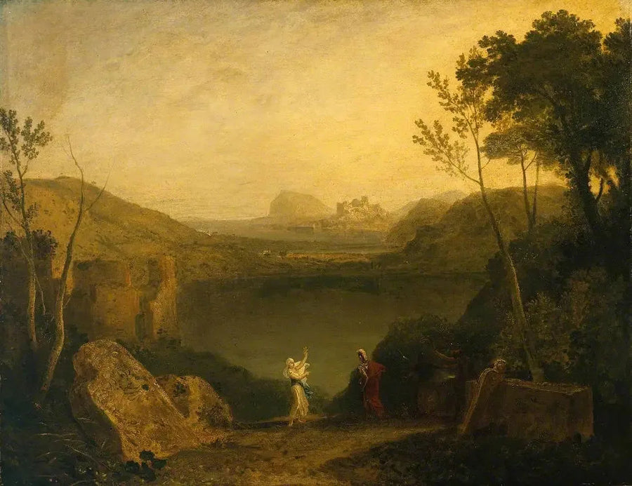 Eneasz i Sybilla, Jezioro Awerne - J. M. W. Turner