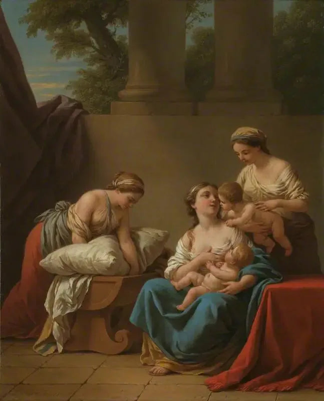 Matczyna czułość - Louis Jean François Lagrenée