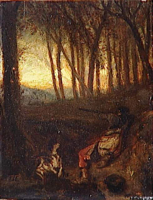 Punkt obserwacyjny - Alexandre-Gabriel Decamps
