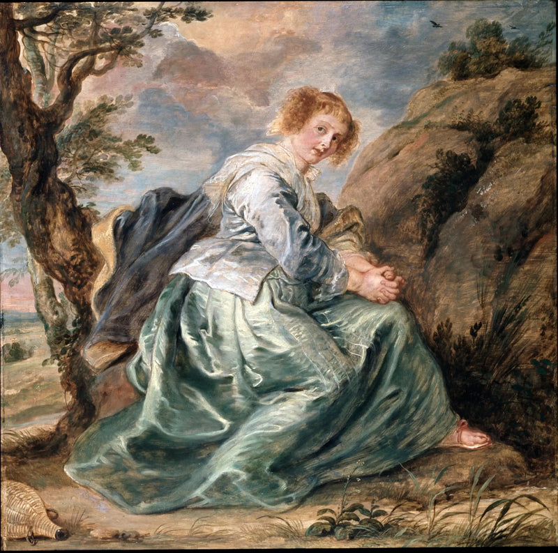 Agar na pustyni - Peter Paul Rubens