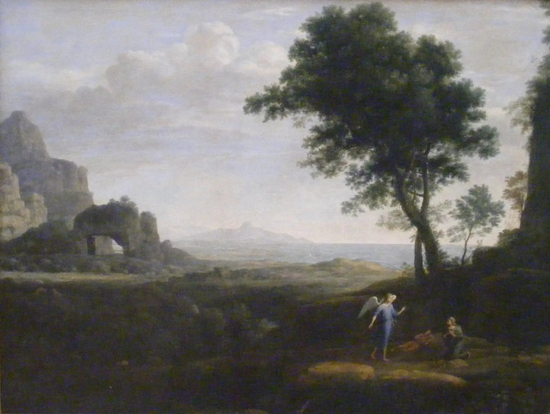 Agar i Ismaël na pustyni - Claude Lorrain