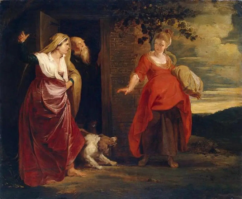 Agar opuszcza dom Abrahama - Peter Paul Rubens