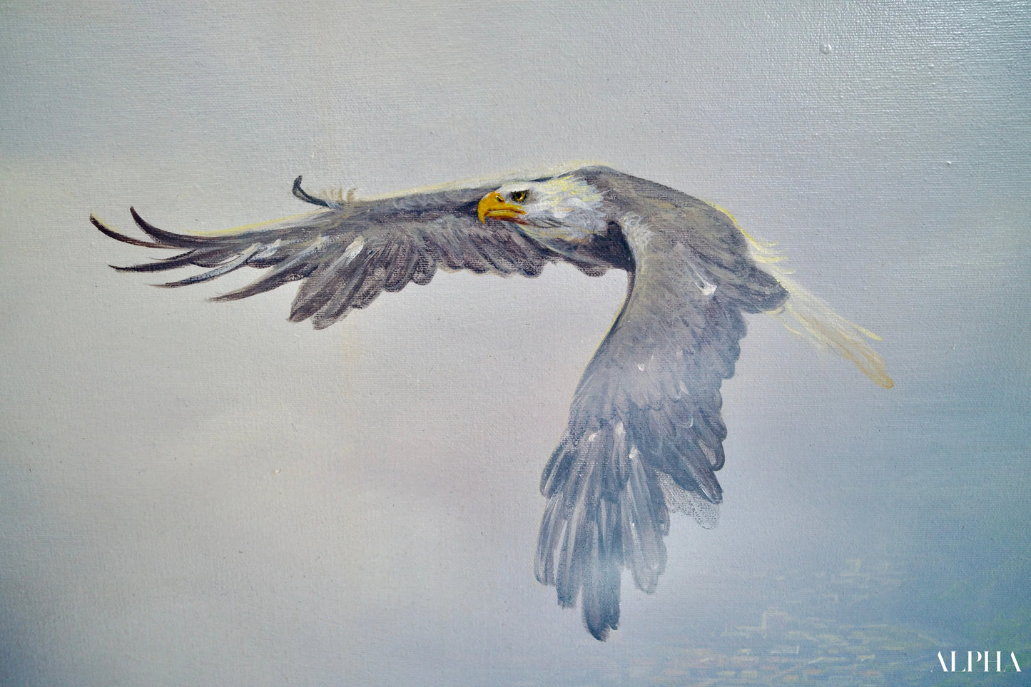 Aigles en Vol | 200 x 170 cm Reproductions de tableaux à la peinture à l’huile