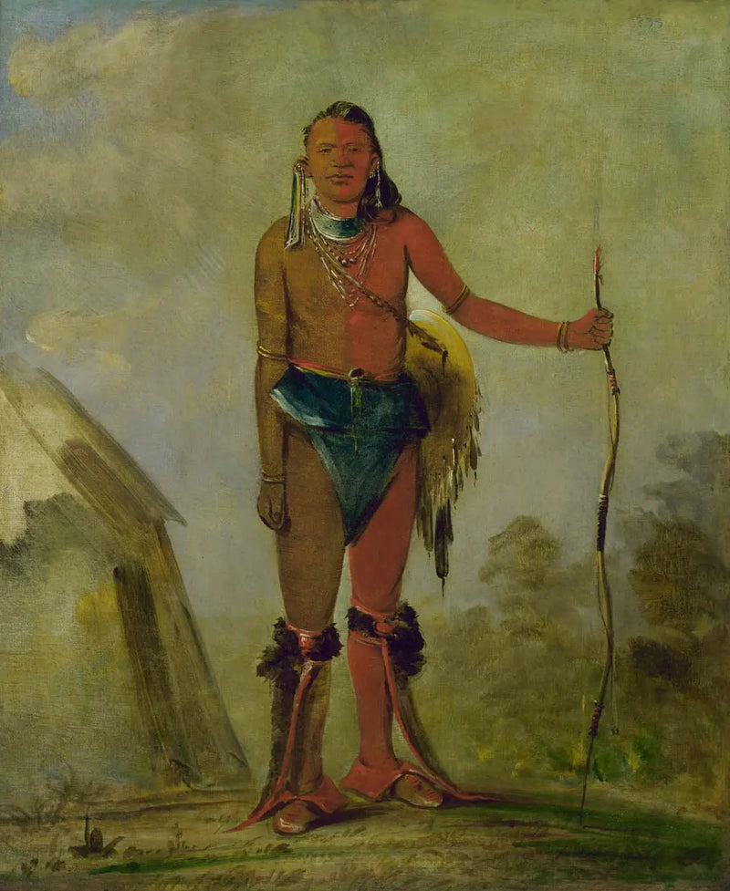 Aih-no-wa, Ogień, uzdrawiający lis - George Catlin