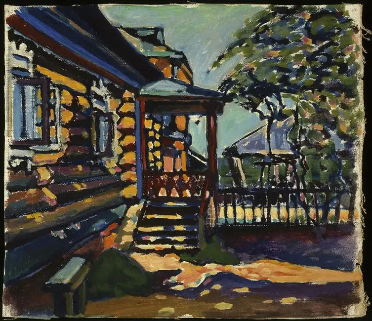 Akhtyrka, główne wejście do daczy - Wasilij Kandinsky