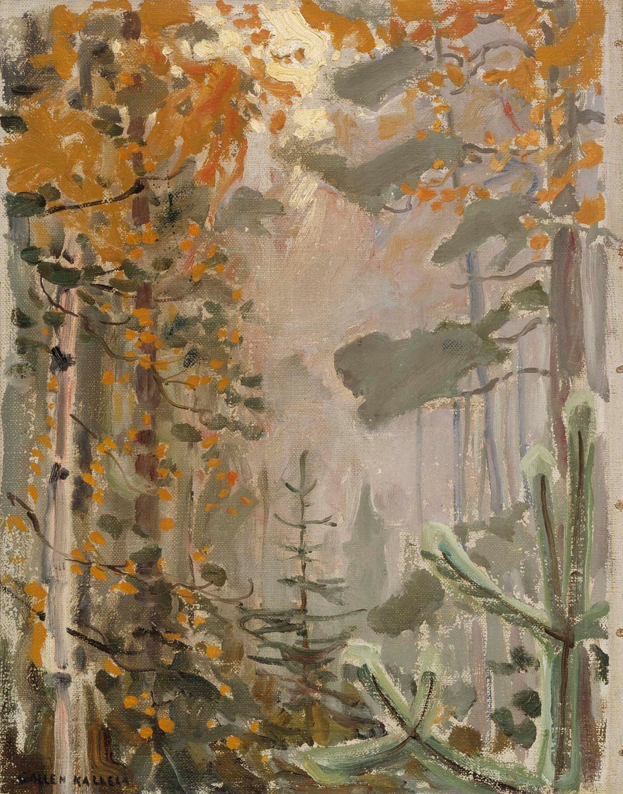 Autumn Landscape - Akseli Gallen-Kallela