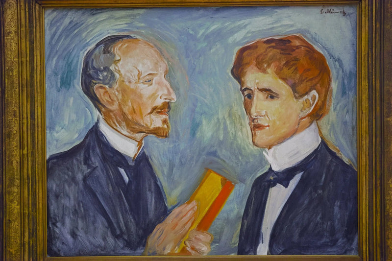 Albert Kollmann i Sten Drewsen - Edvard Munch