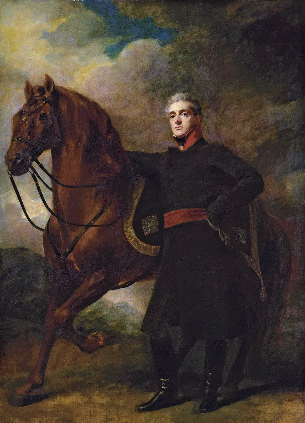 Alexander Hamilton, 10e duc de Hamilton et 7e duc de Brandon (1767-1852) - Henry Raeburn image 1 copie de tableau peinte à la main