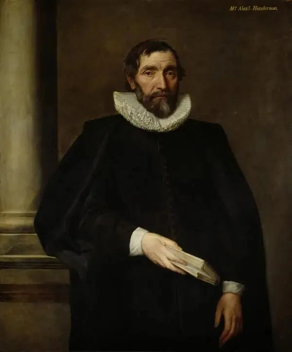 Alexander Henderson, około 1583 - 1646. Teolog i dyplomata prezbiteriański - Antoine van Dyck