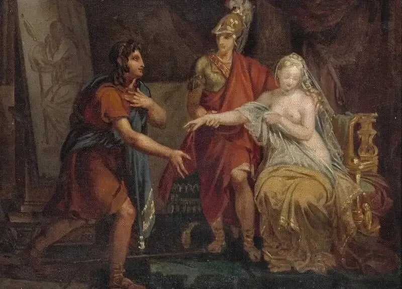 Aleksander oddaje Campaspe Apellesowi - Charles Meynier