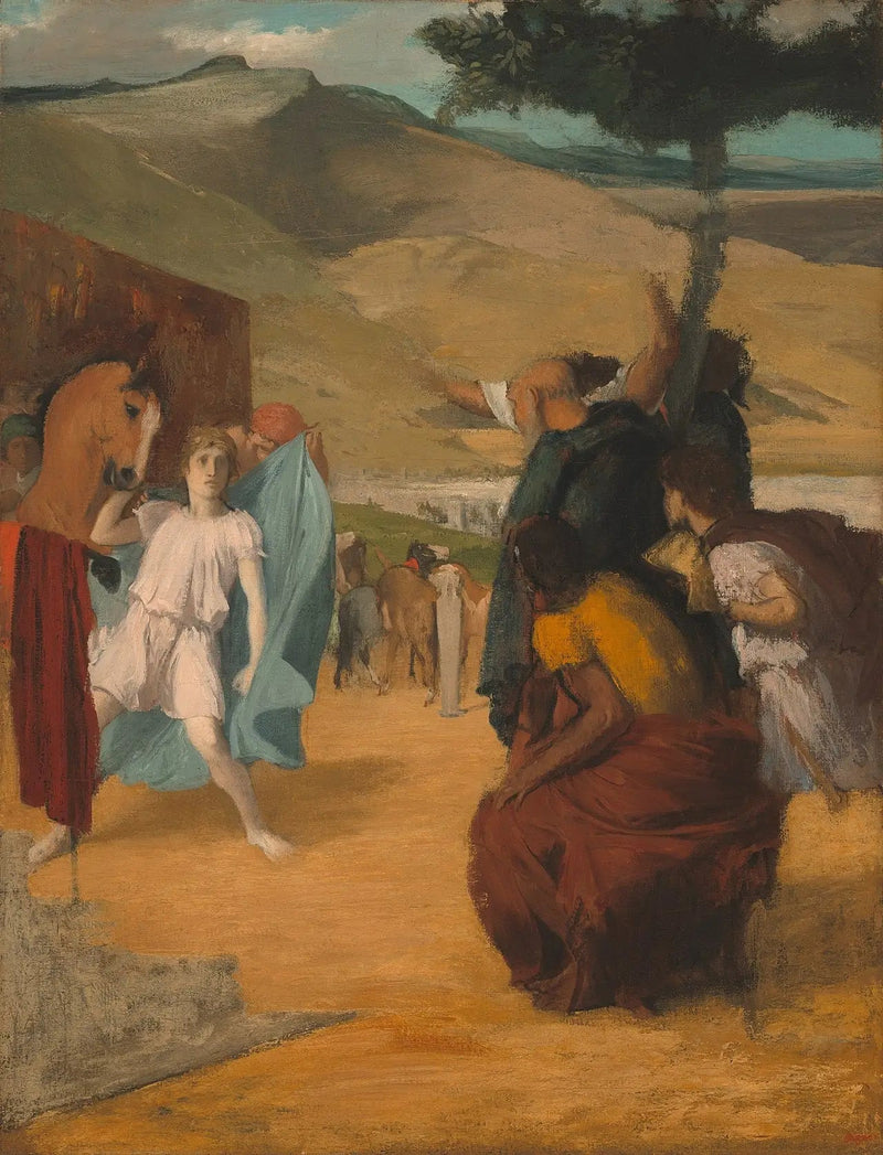 Aleksander i Bucefał - Edgar Degas