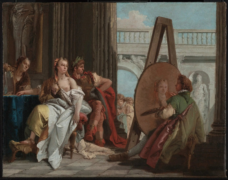 Aleksander i Kampazepa u malarza Apellego - Giovanni Battista Tiepolo