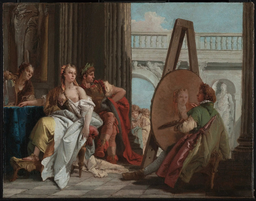 Aleksander i Kampazepa u malarza Apellego - Giovanni Battista Tiepolo