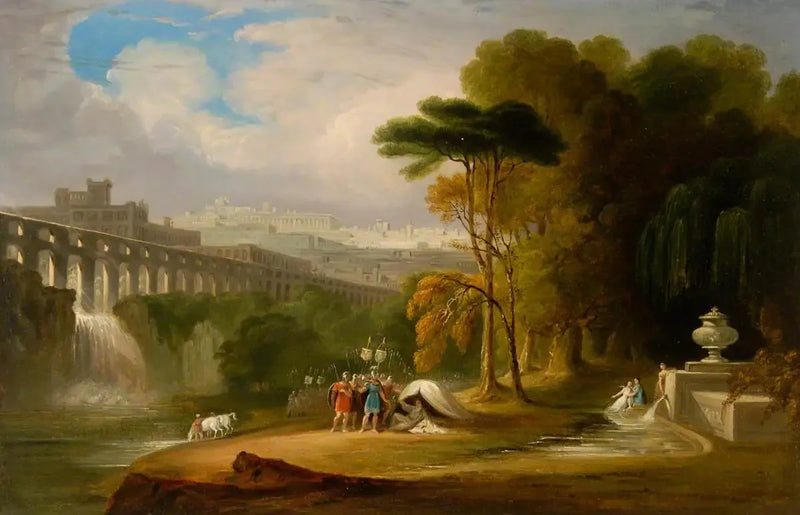 Aleksander i Diogenes - John Martin