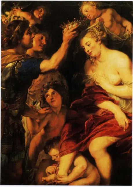 Aleksander i Roksana - Peter Paul Rubens
