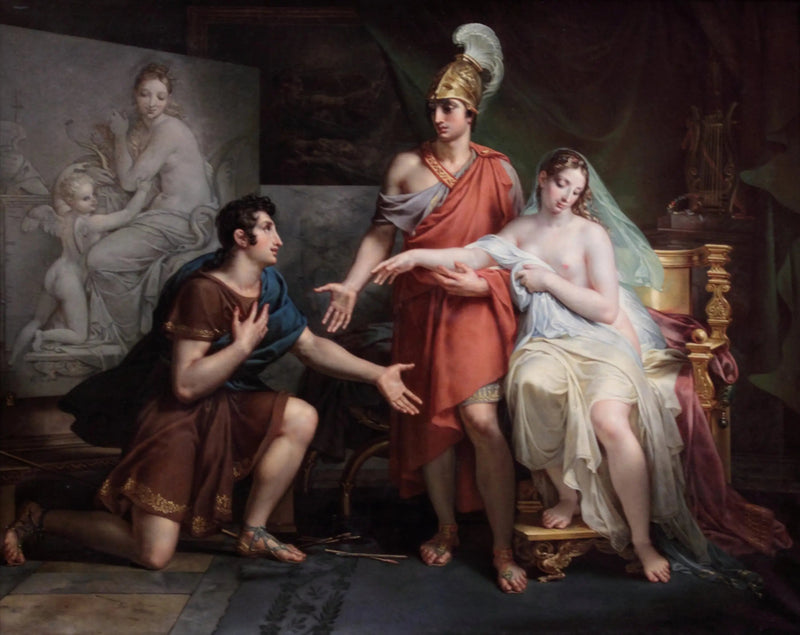 Aleksander Wielki oddający Campaspe Apellesowi - Charles Meynier