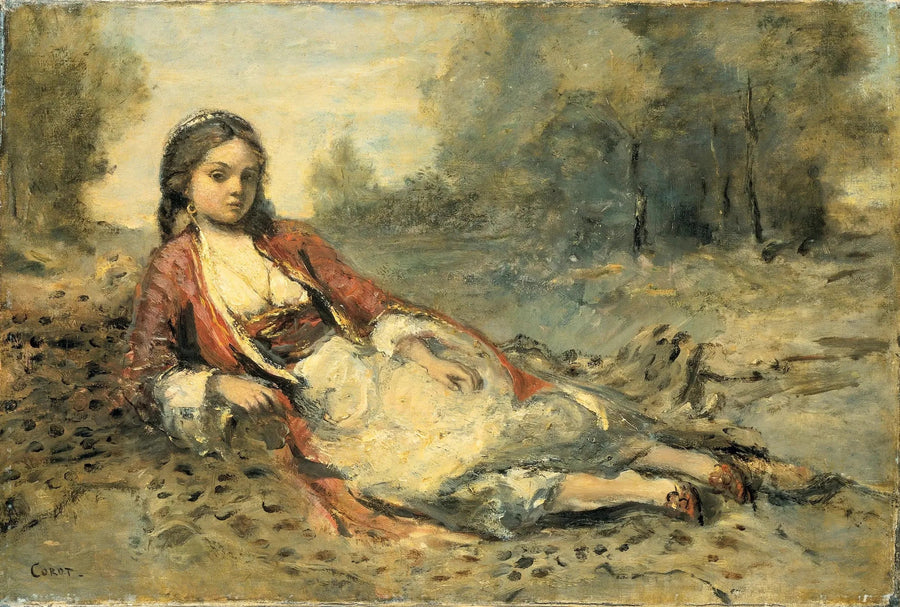 Algierka - Jean-Baptiste Camille Corot