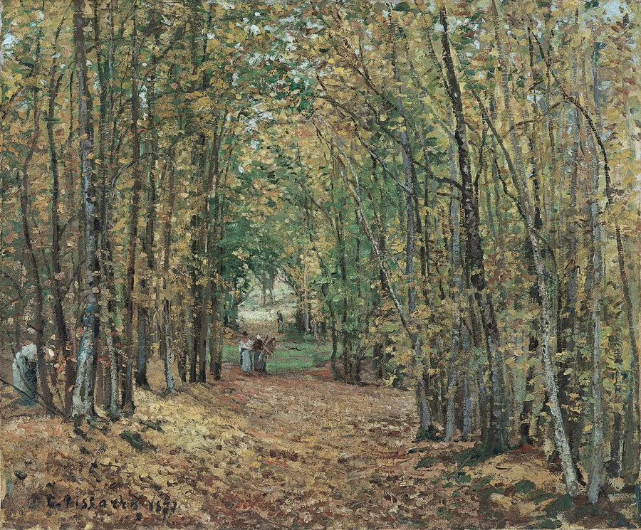 Aleja w parku Marly - Camille Pissarro