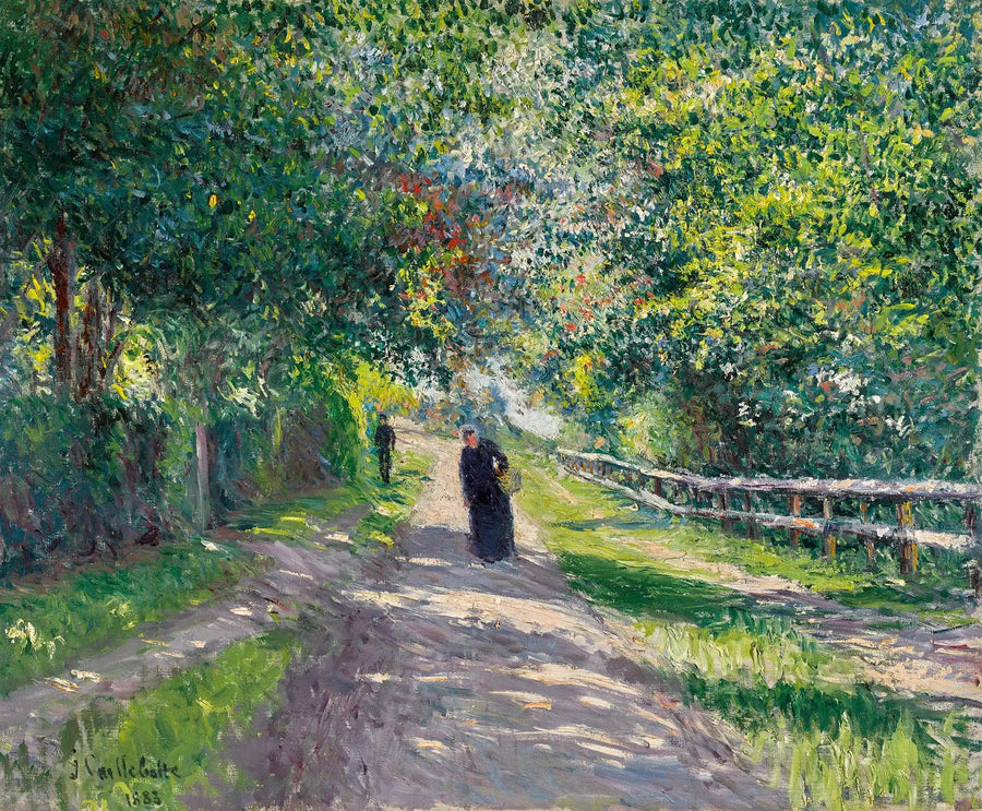 Aleja Willi Kwiatów w Trouville - Gustave Caillebotte