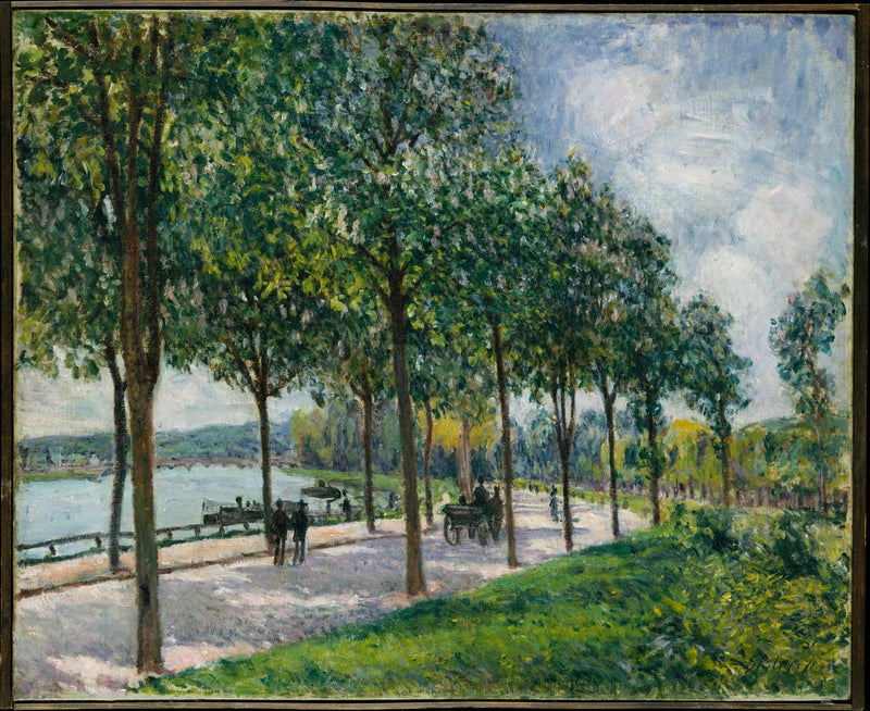 Aleja Kasztanowców - Alfred Sisley