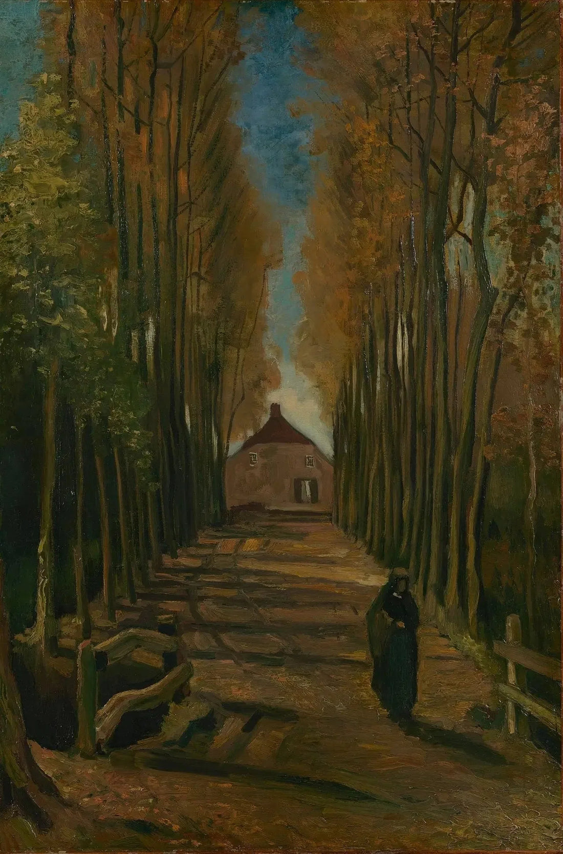 Aleja Topolowa Jesienią - Vincent van Gogh