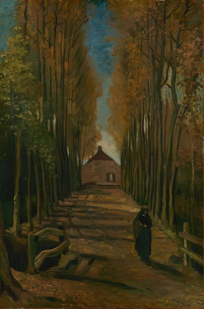 Aleja Topolowa Jesienią - Vincent van Gogh