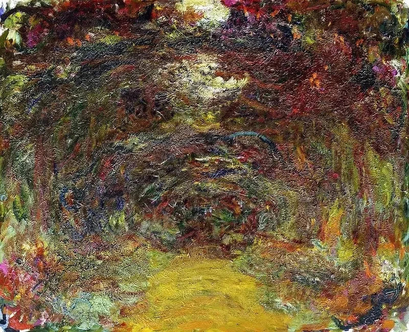 Aleja róż - Claude Monet