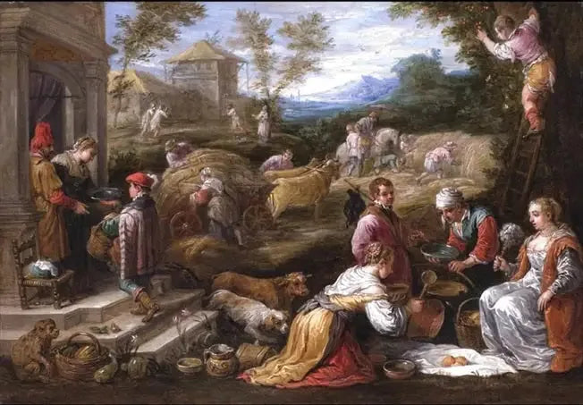 Alegoria lata - David Teniers Młodszy