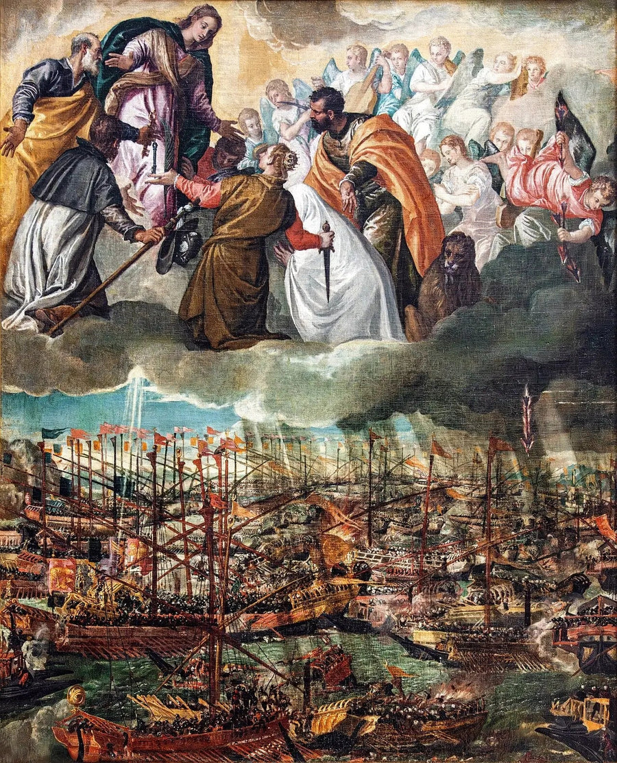 Alegoria bitwy pod Lepanto - Paweł Véronèse