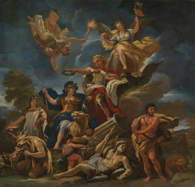 Allegoria Siły - Luca Giordano
