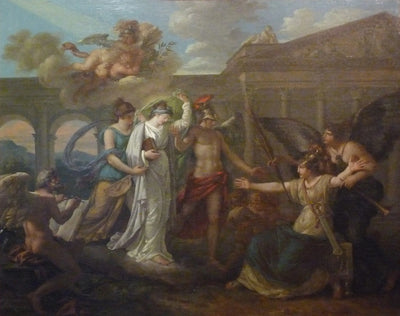 Allégorie de la France accueillant la Paix - Louis Jean François Lagrenée - Alpha Reproduction