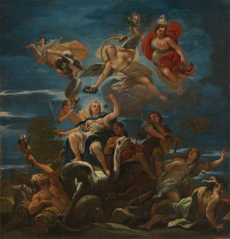 Allegoria Sprawiedliwości - Luca Giordano