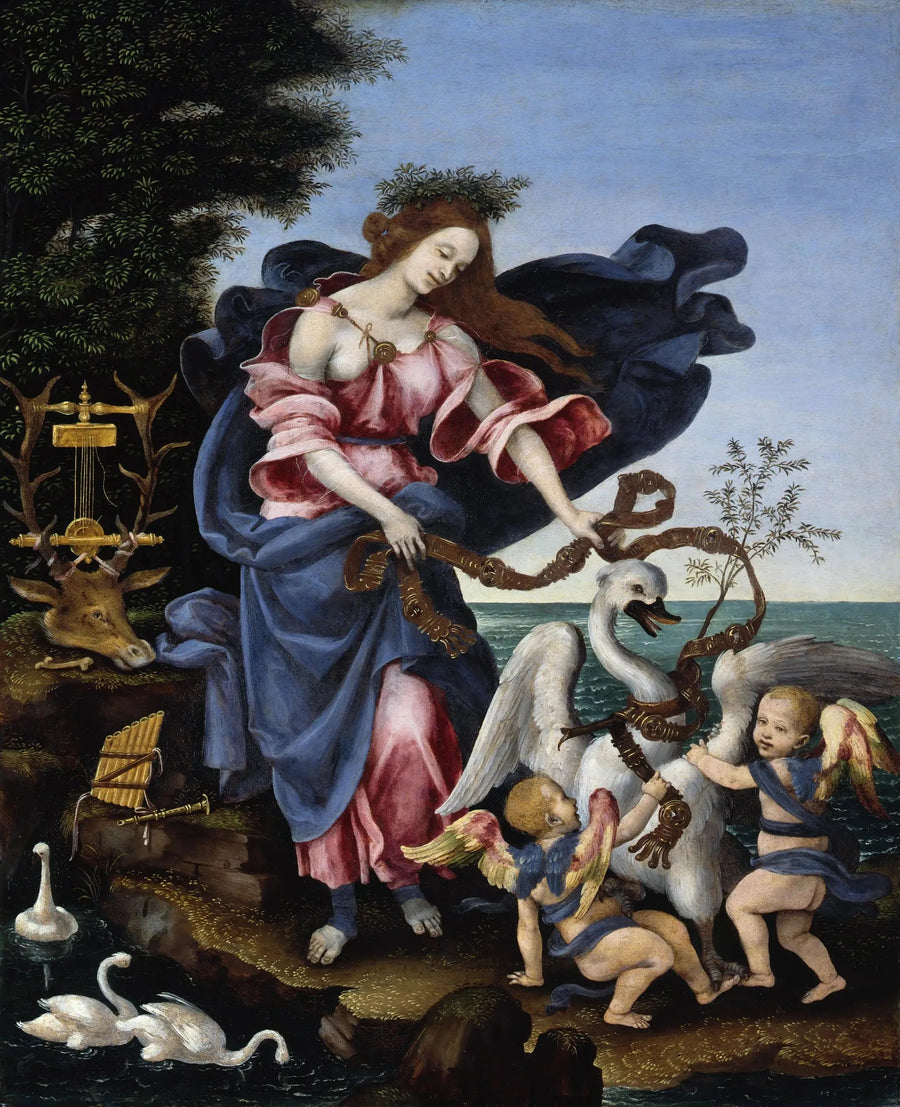 Allegoria muzyki (Erato) - Filippino Lippi
