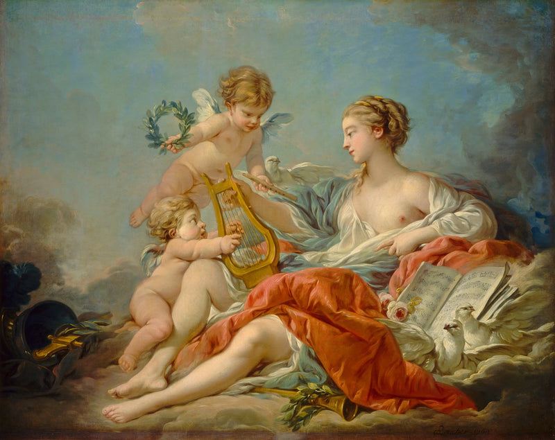 Allegoria muzyki - François Boucher