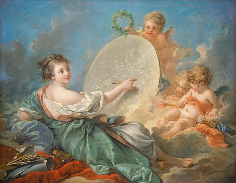 Allegoria malarstwa - François Boucher