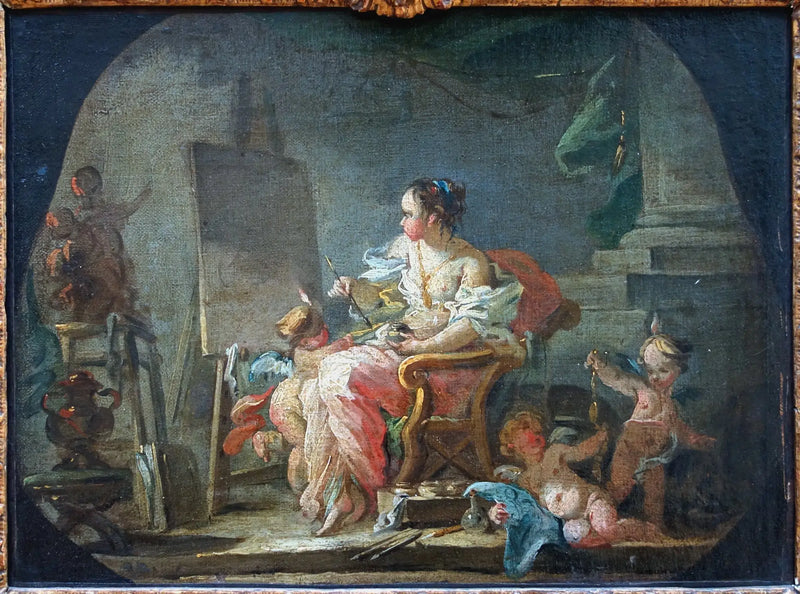 Allegoria malarstwa - François Boucher