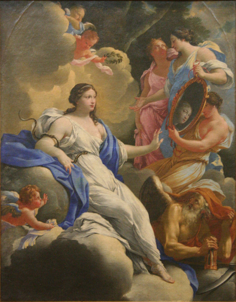 Allegoria Rozwaga. - Simon Vouet