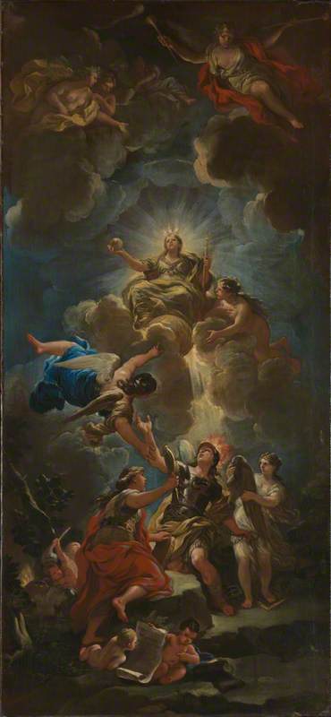 Allégorie de la sagesse divine - Luca Giordano - Alpha Reproduction