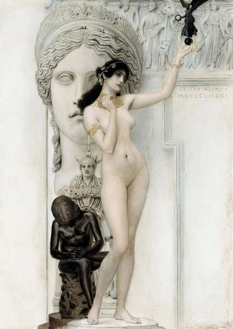 Allegoria rzeźby - Gustav Klimt