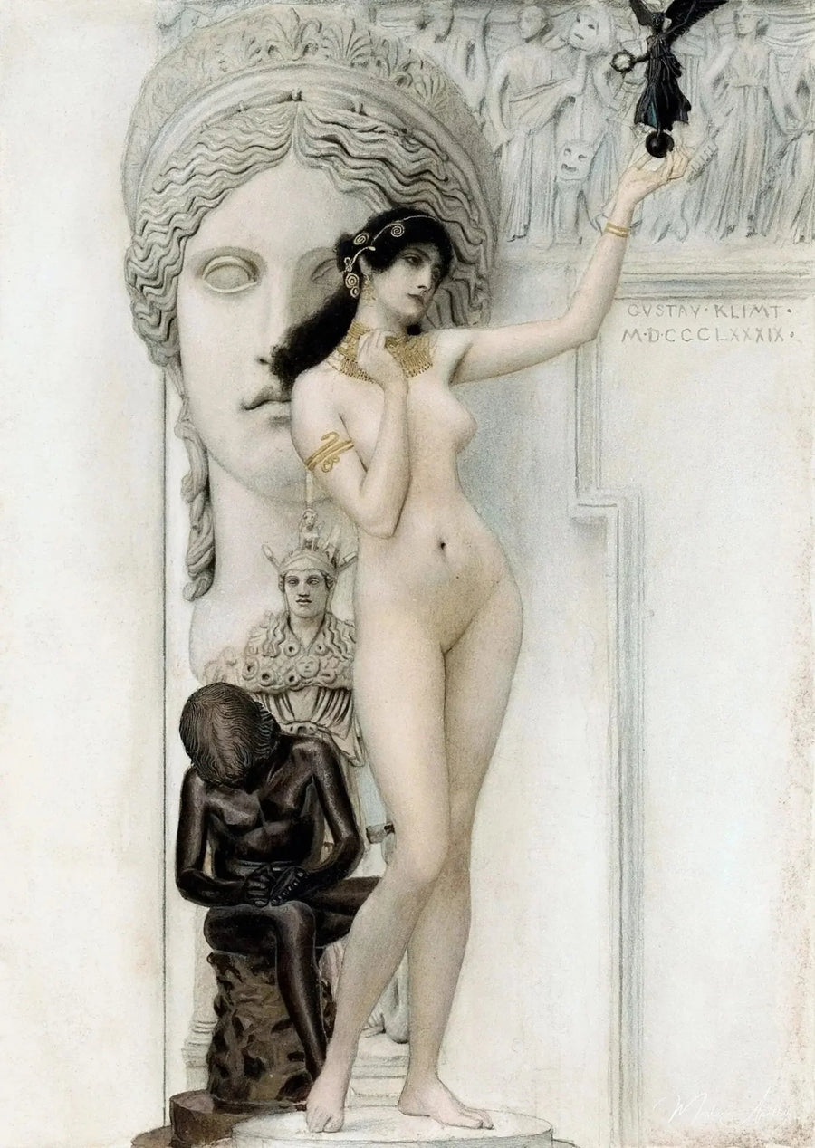 Allegoria rzeźby - Gustav Klimt