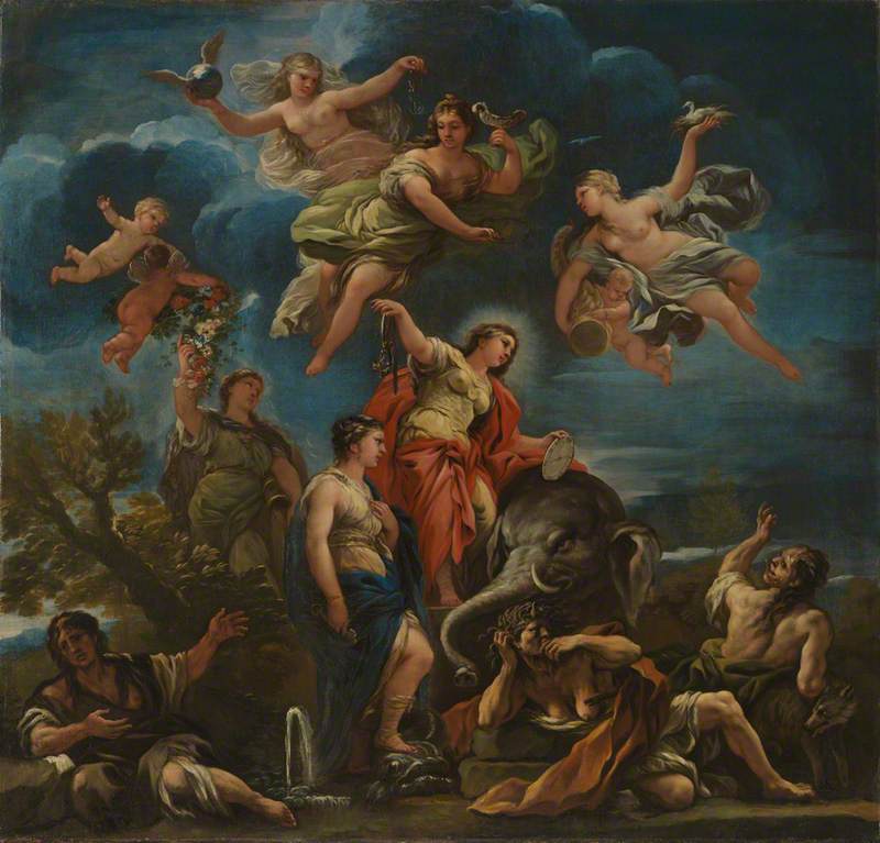 Allegoria Cnótności - Luca Giordano