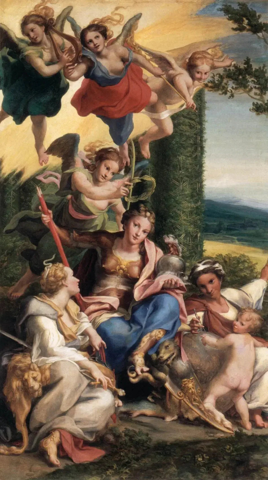 Allegoria Cnoty - Antonio da Correggio